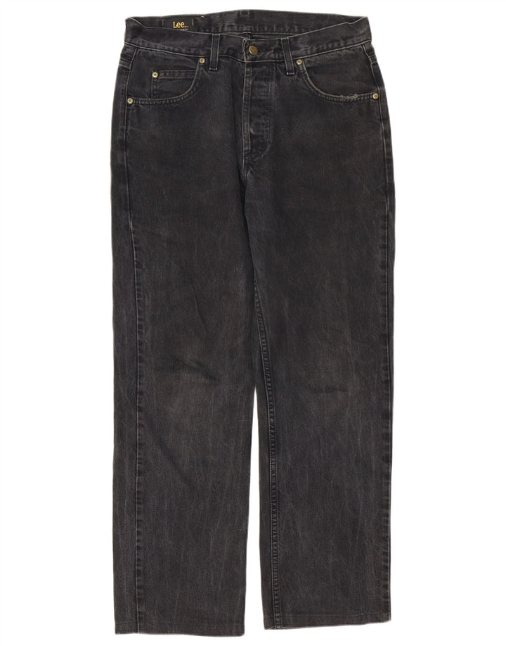 Lee Mens Straight Jeans W34 L29 Black
