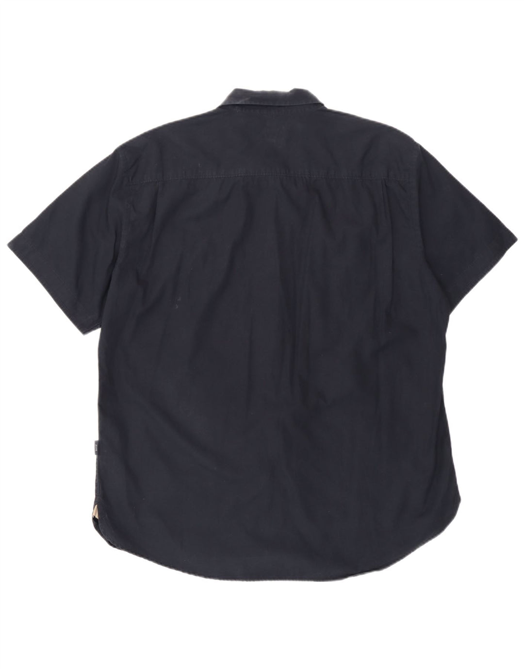 Paul Smith Mens Short Sleeve Shirt 2XL Navy Blue Cotton