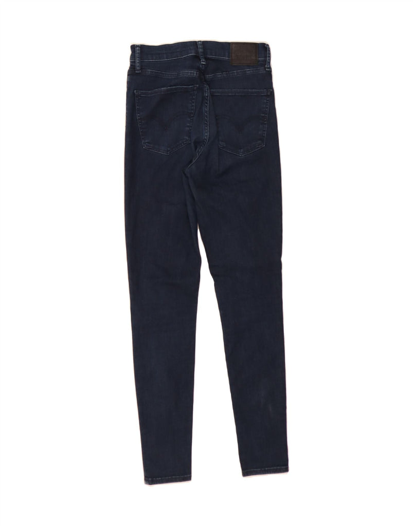 LEVI'S Womens Skinny Jeans W28 L30 Navy Blue Cotton Vintage Levi's and Second-Hand Levi's from Messina Hembry 