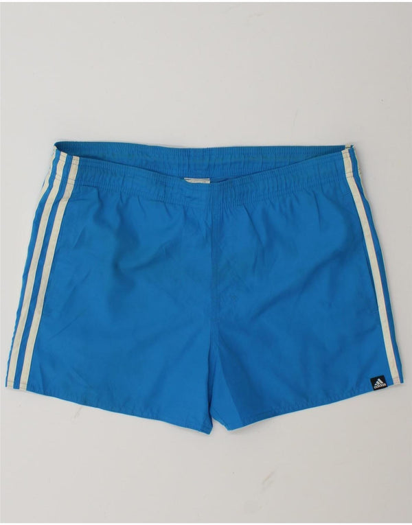 Adidas Mens Sport Shorts Small Blue Polyester