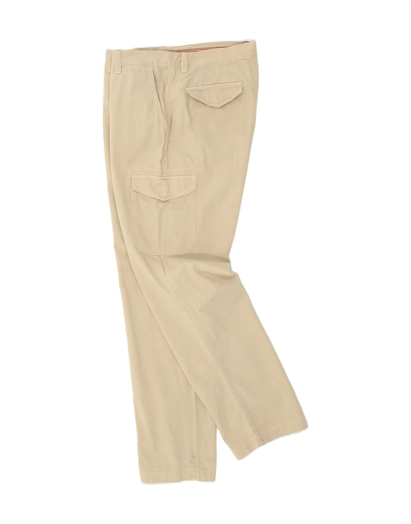 CARRERA Mens Straight Cargo Trousers W42 L32 Beige Cotton | Vintage Carrera | Thrift | Second-Hand Carrera | Used Clothing | Messina Hembry 