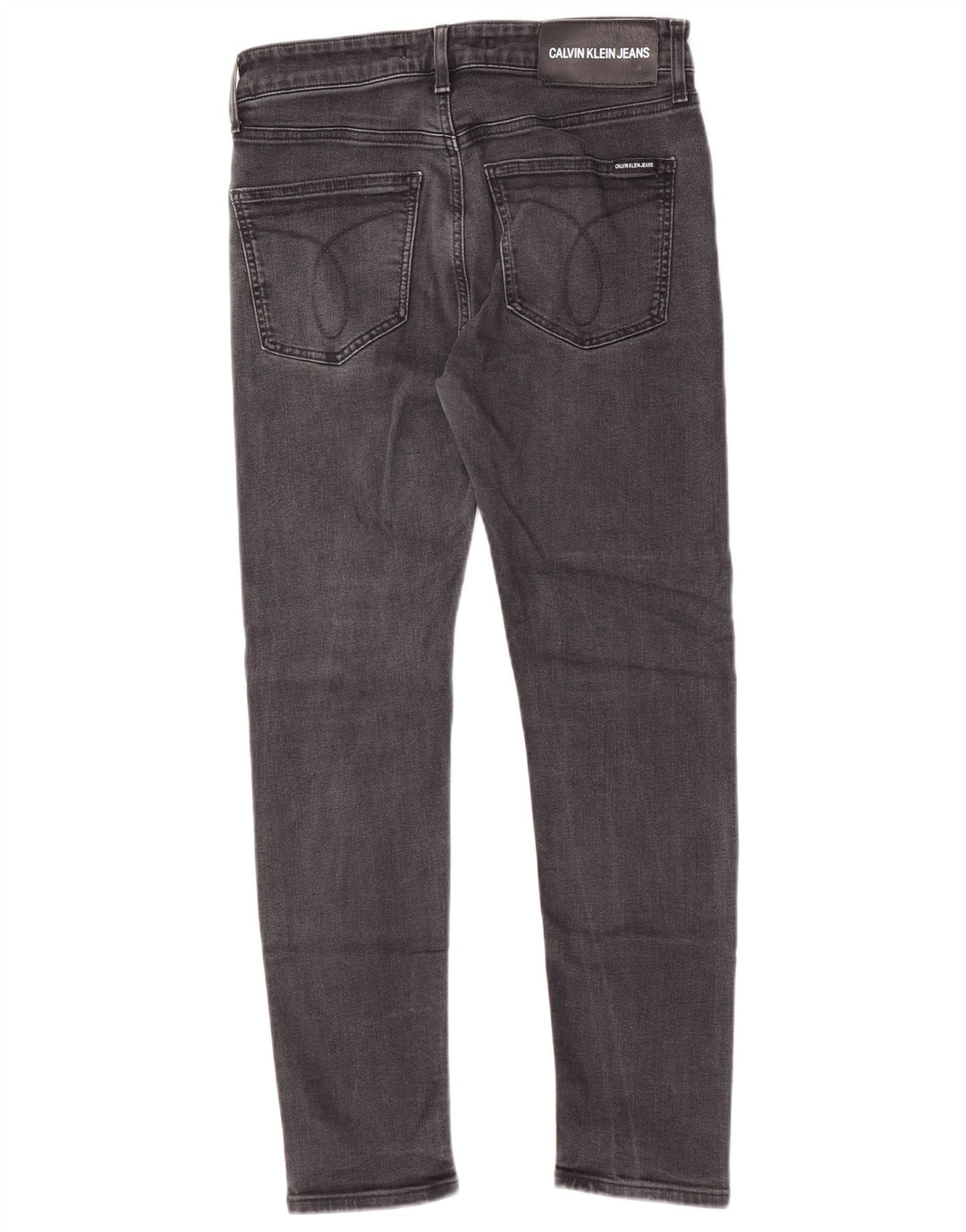 Calvin Klein Mens Slim Jeans W32 L27 Grey Cotton