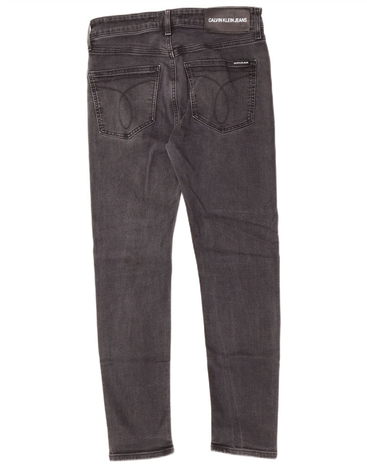 Calvin Klein Mens Slim Jeans W32 L27 Grey Cotton
