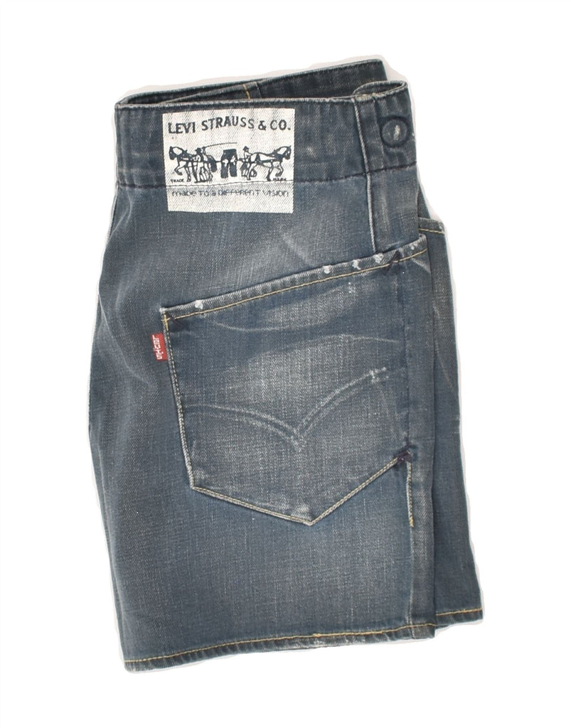LEVI'S Womens Denim Skirt W28 Medium Blue | Vintage Levi's | Thrift | Second-Hand Levi's | Used Clothing | Messina Hembry 