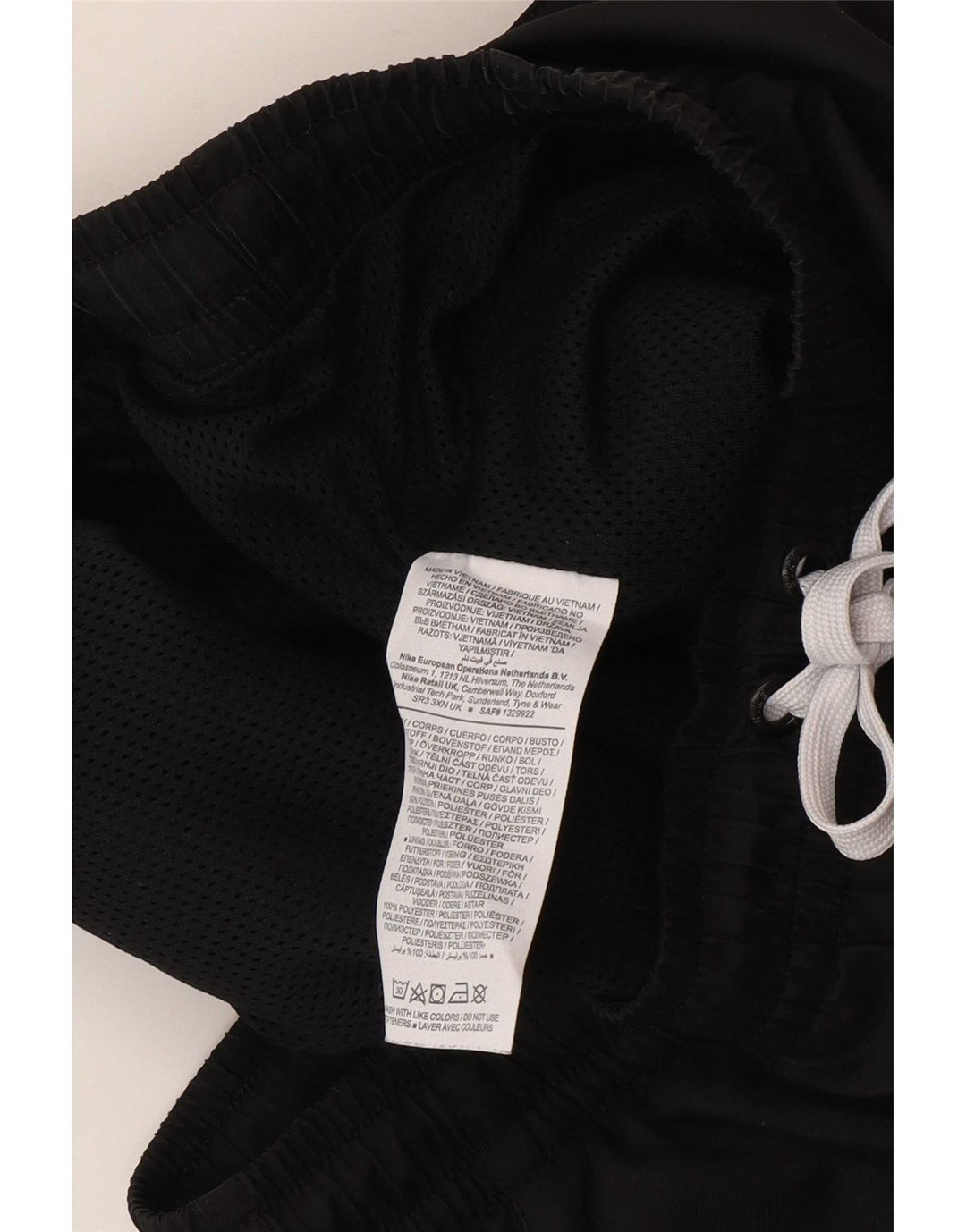 Nike Mens Swimming Shorts Large  Black Polyester