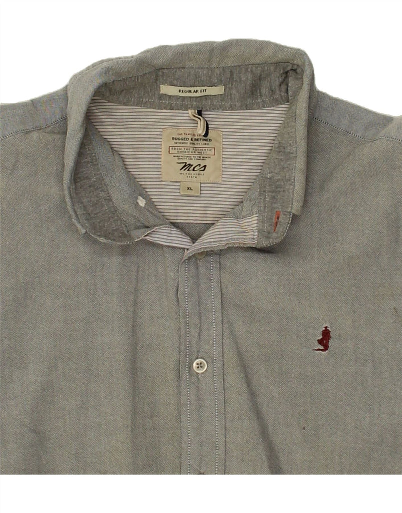 MARLBORO CLASSICS Mens Regular Fit Shirt XL Grey | Vintage Marlboro Classics | Thrift | Second-Hand Marlboro Classics | Used Clothing | Messina Hembry 