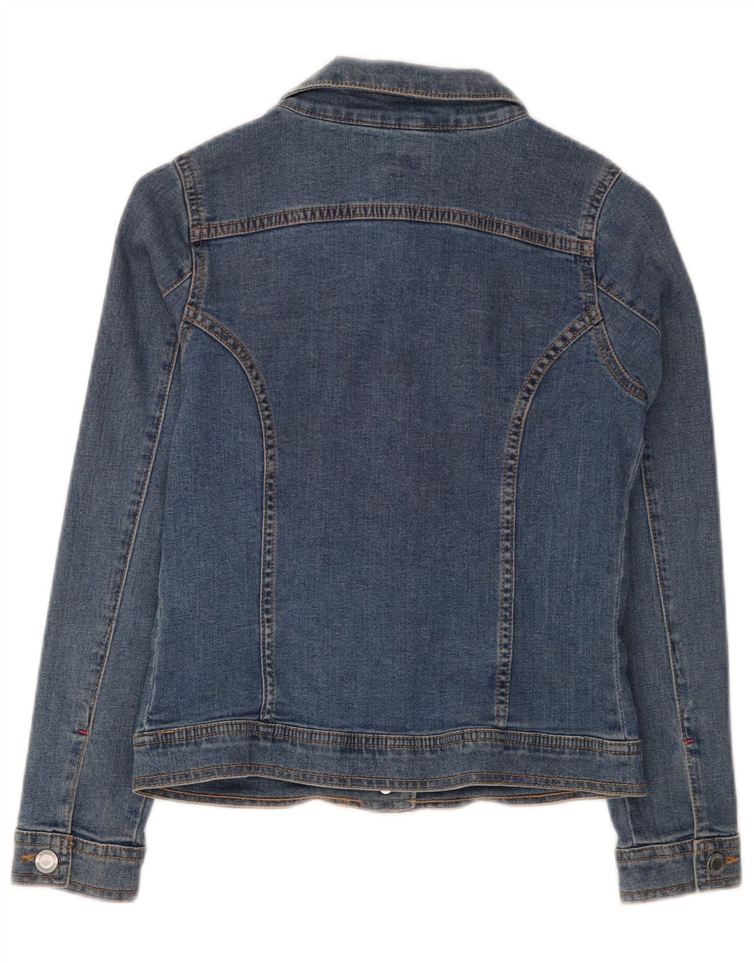 Monsoon Girls Denim Jacket 12-13 Years Blue Cotton