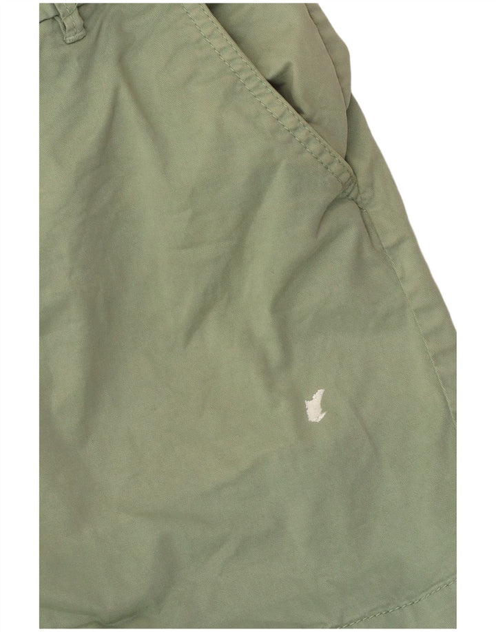 Fat Face Womens Chino Shorts US 6 Medium W30 Green Cotton