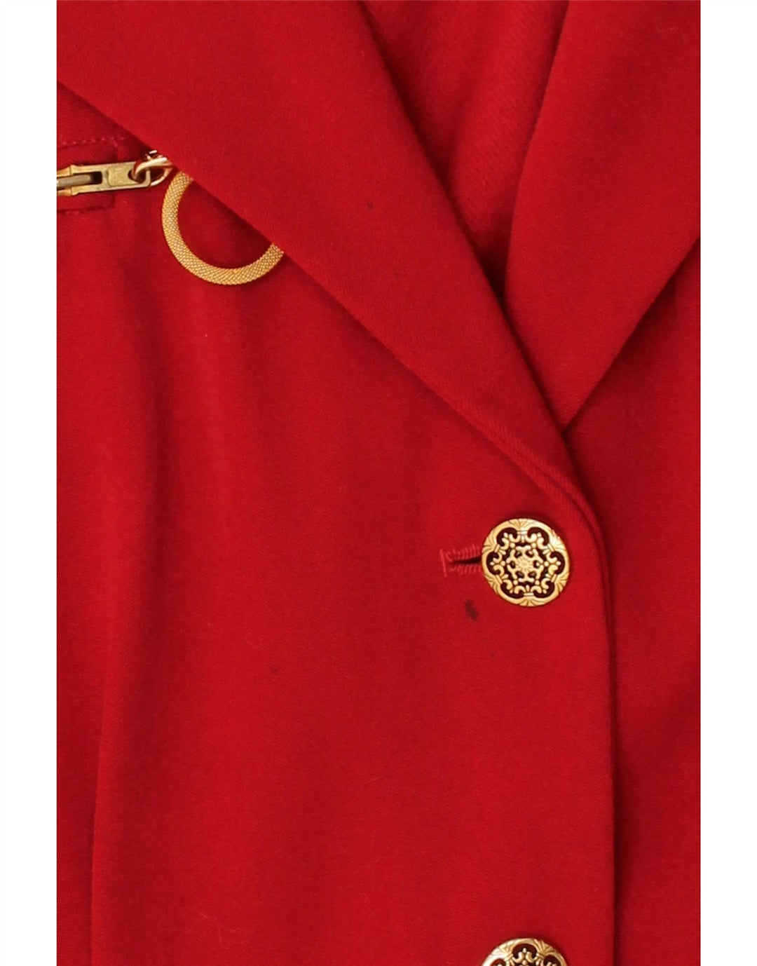VINTAGE Womens Shirt Dress UK 16 Large Red Vintage Vintage and Second-Hand Vintage from Messina Hembry 