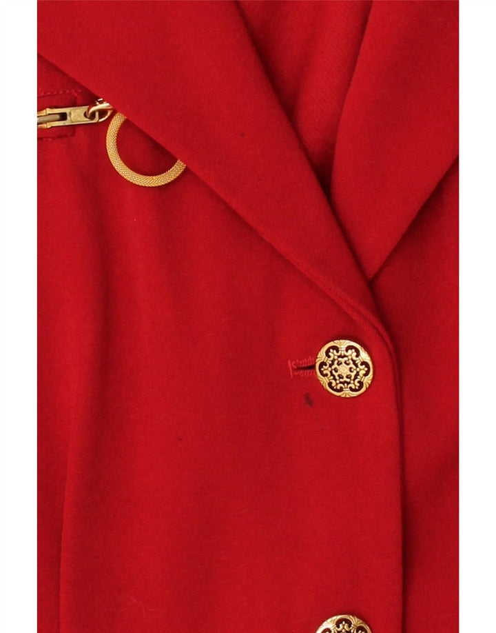 VINTAGE Womens Shirt Dress UK 16 Large Red Vintage Vintage and Second-Hand Vintage from Messina Hembry 