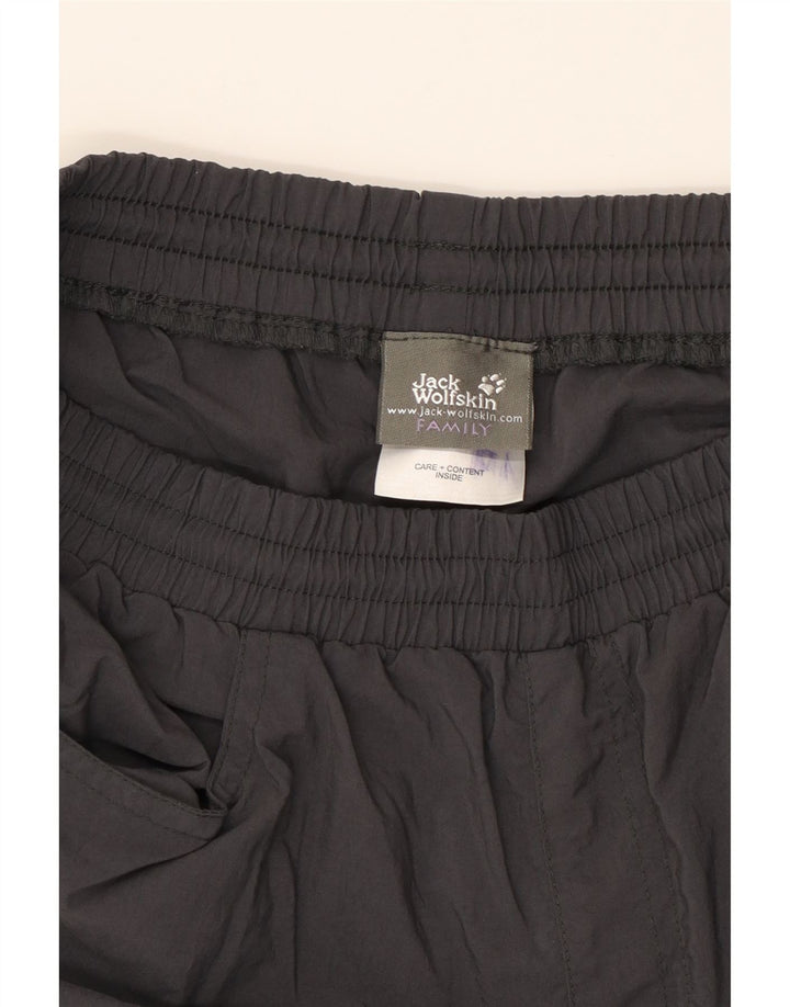 JACK WOLFSKIN Boys Capri Cargo Trousers 15-16 Years  Grey Colourblock Vintage Jack Wolfskin and Second-Hand Jack Wolfskin from Messina Hembry 