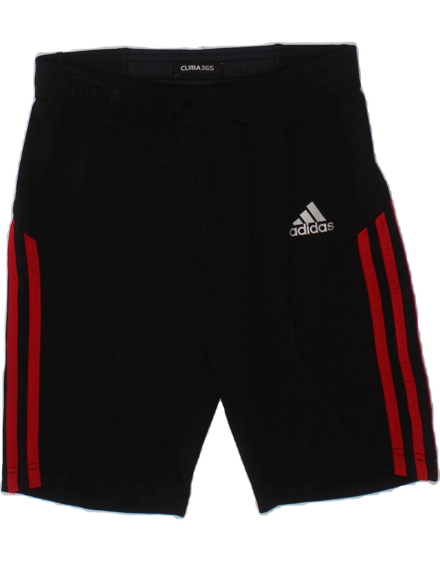 ADIDAS Womens Clima 365 Sport Shorts UK 8 Small Black Polyester Vintage Second Hand Clothing Online Messina Hembry