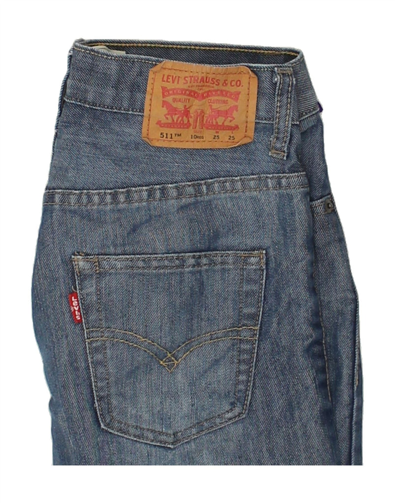 LEVI'S Boys 511 Slim Jeans 9-10 Years W25 L25  Blue Cotton | Vintage Levi's | Thrift | Second-Hand Levi's | Used Clothing | Messina Hembry 