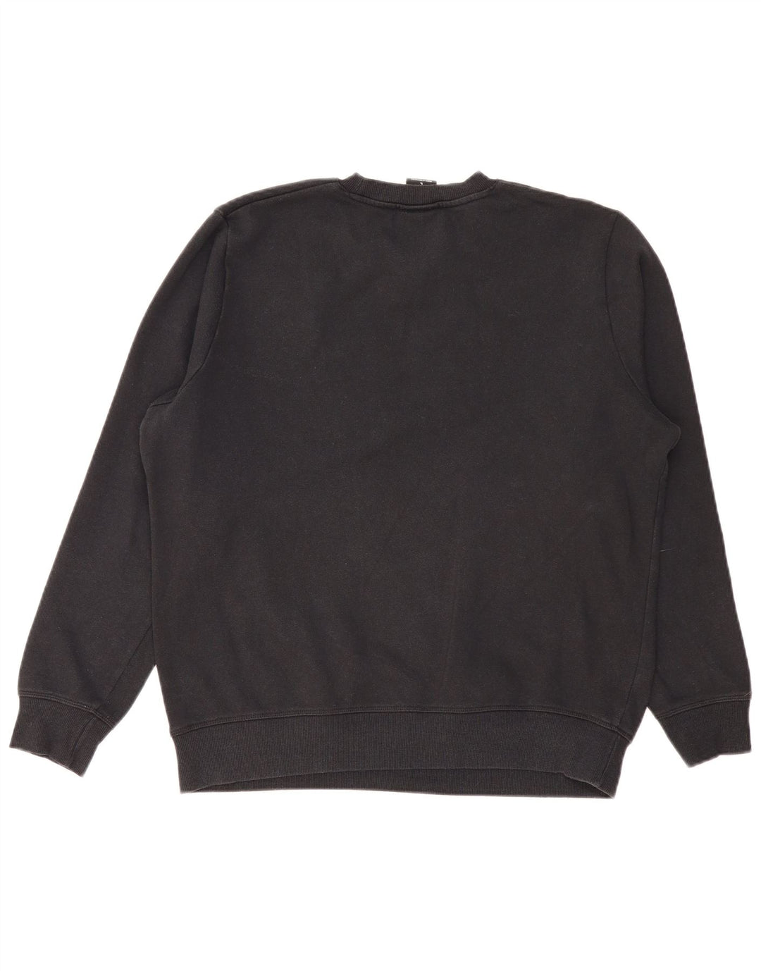 NEW BALANCE Womens Graphic Sweatshirt Jumper UK 16 Large Black Cotton