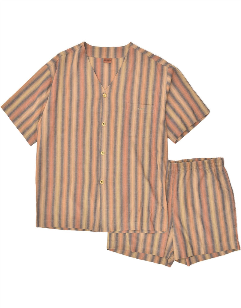MISSONI Mens 2 Piece Set IT 50 Medium Beige Striped | Vintage Missoni | Thrift | Second-Hand Missoni | Used Clothing | Messina Hembry 