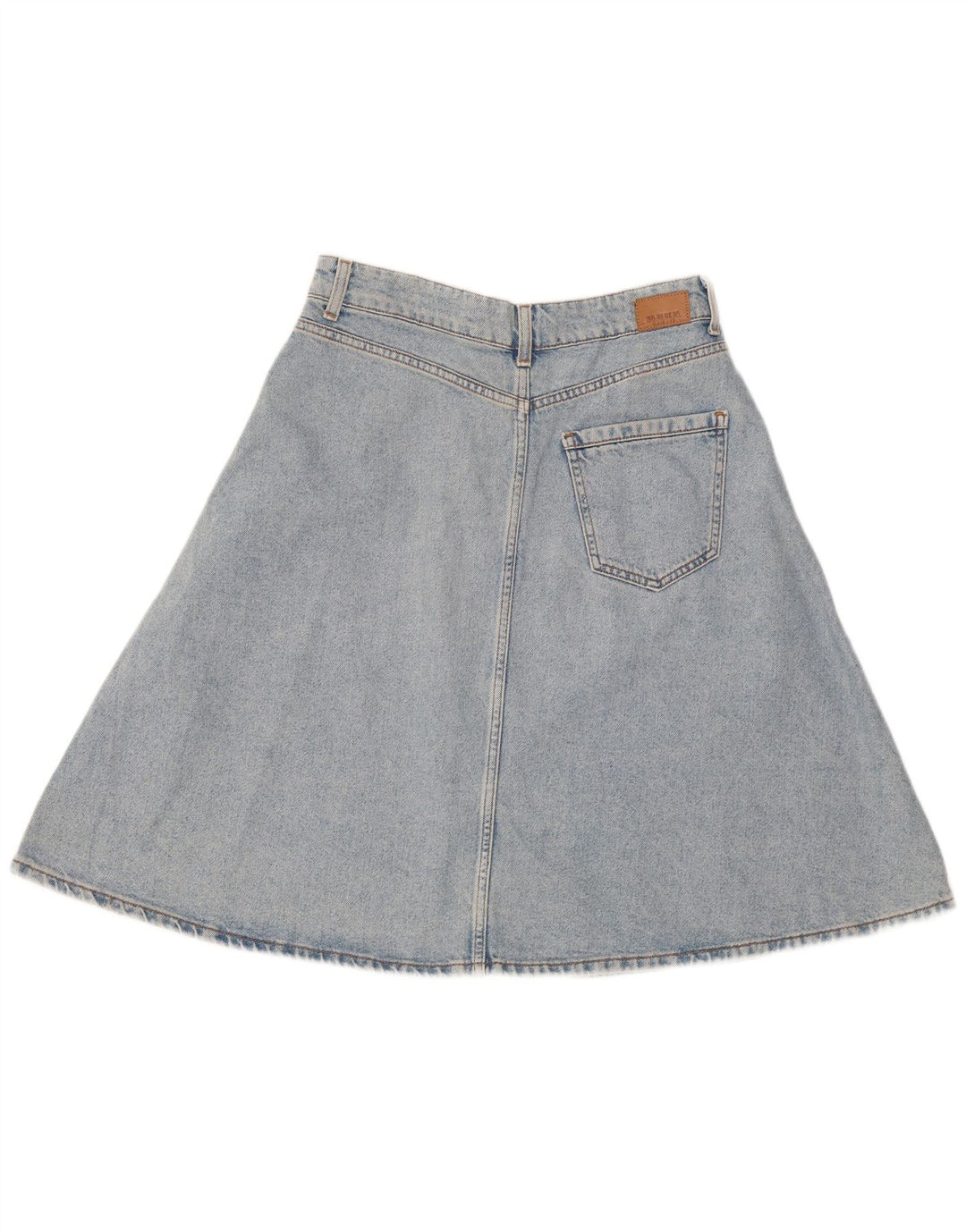 Zara Womens Denim Skirt Medium W28  Blue