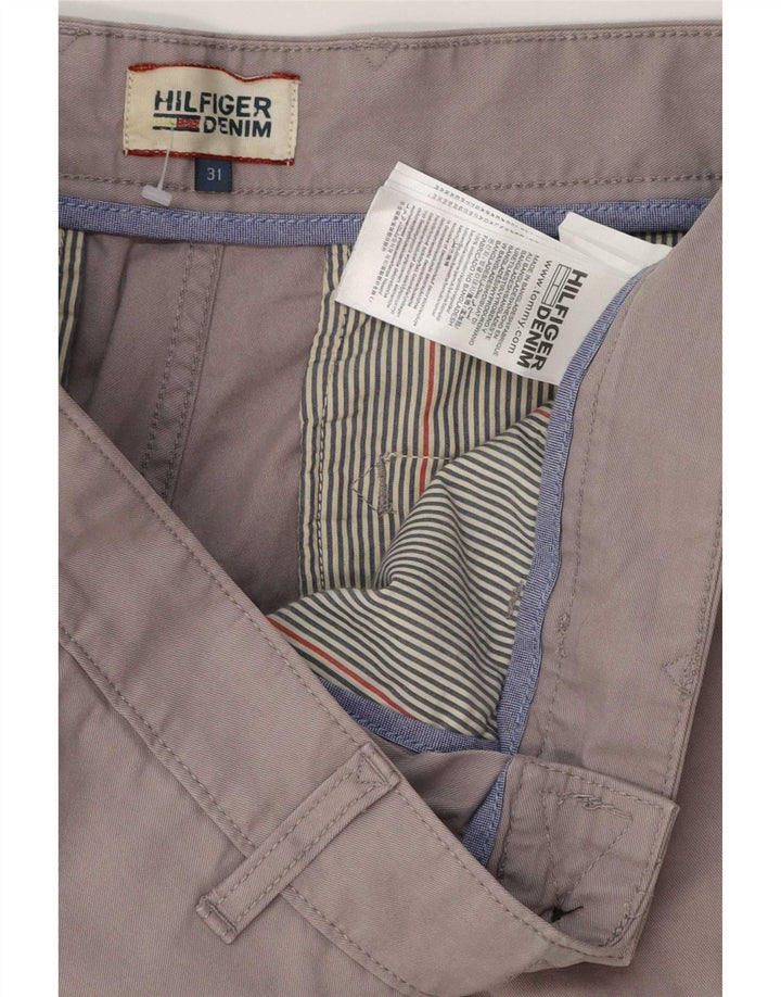 Tommy Hilfiger Mens Chino Shorts W31 Medium Grey Cotton