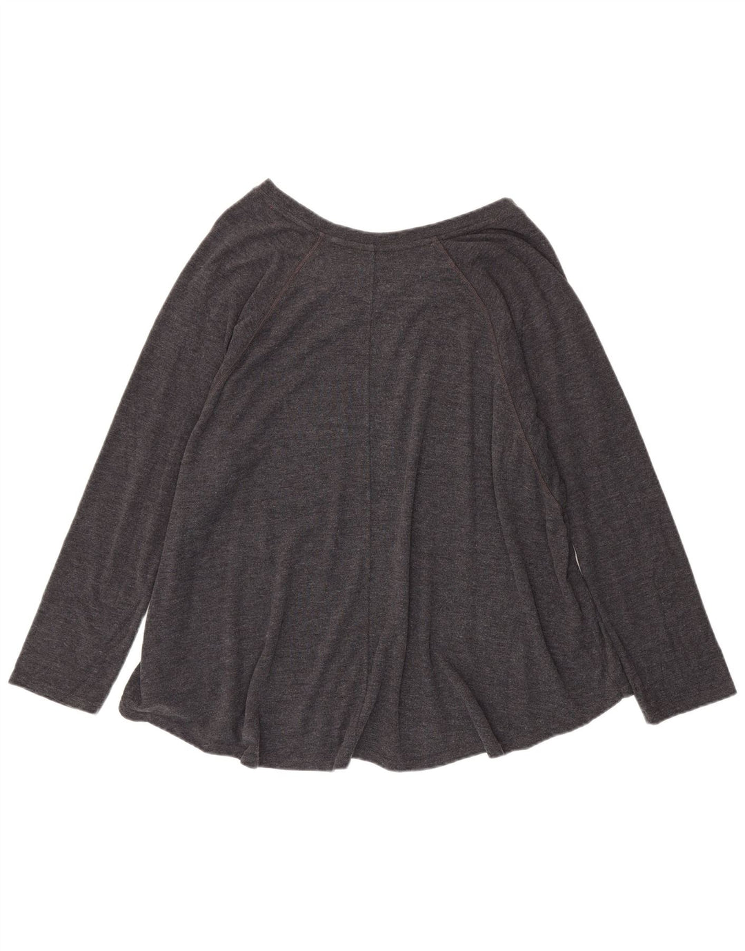 Tommy Hilfiger Womens Top Long Sleeve UK 20 2XL Grey Polyester