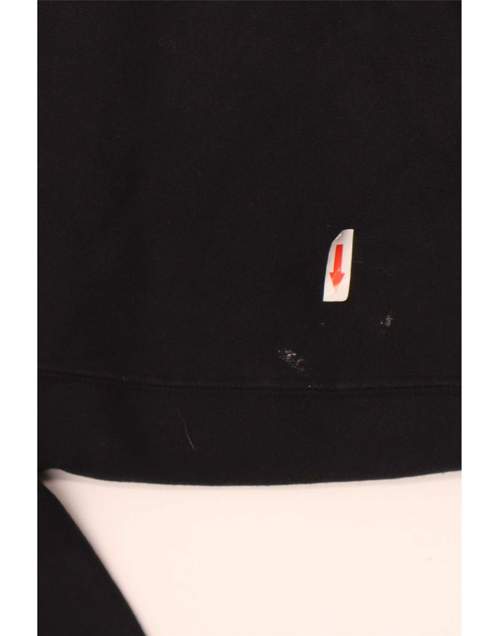 Nike Mens Graphic Sweatshirt Jumper Medium Black Cotton