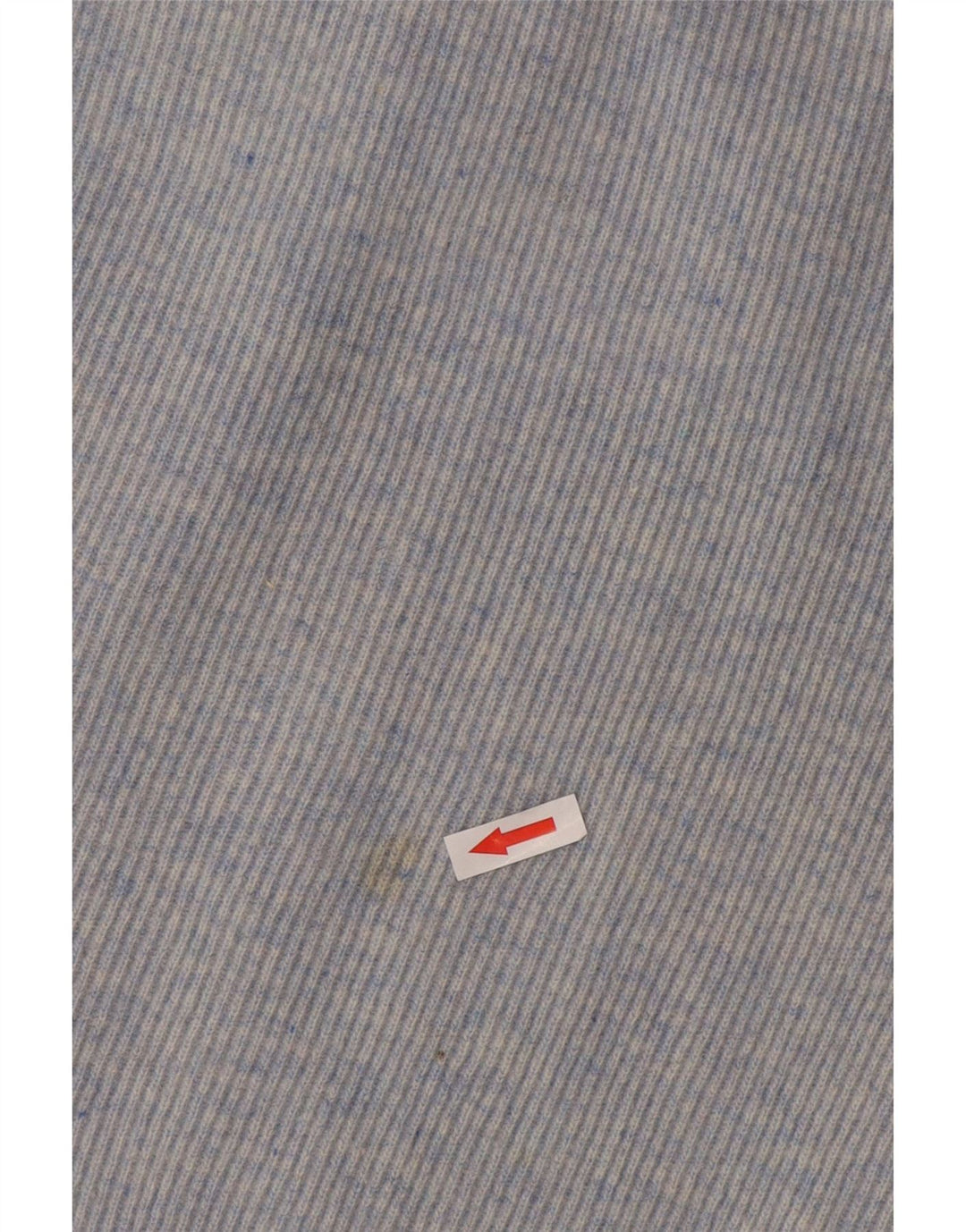 Vintage Womens Knit Bubble Skirt Large W32 Blue Wool