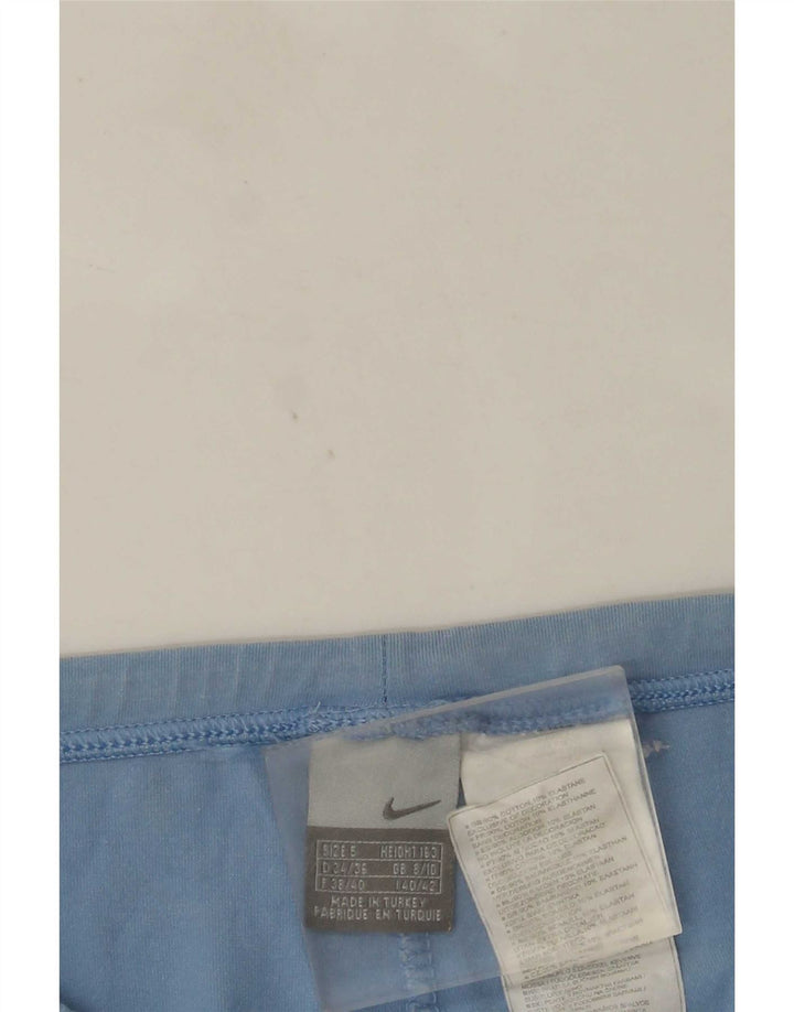 Nike Womens Tracksuit Trousers UK 8/10 Small  Blue Cotton