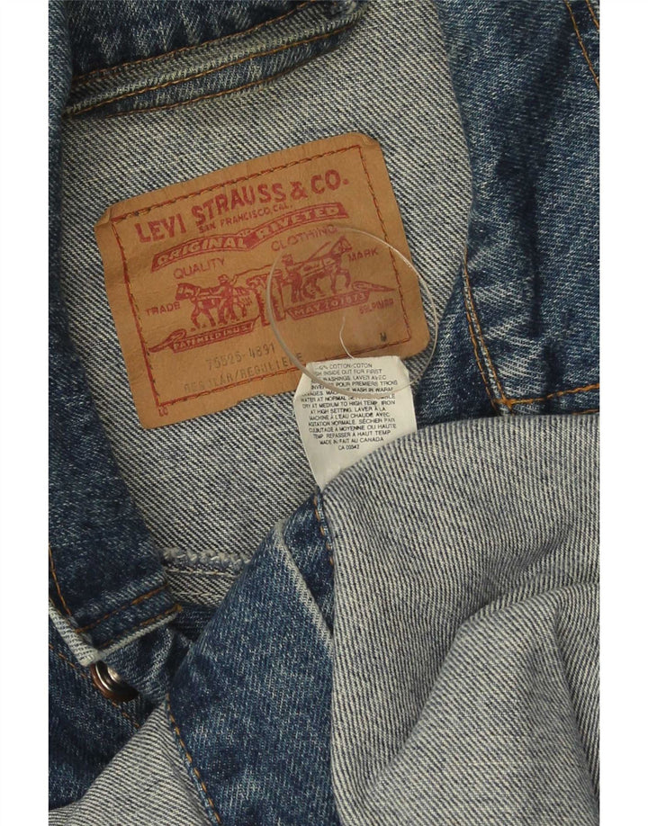 Levi's Mens Denim Jacket UK 38 Medium Blue Cotton