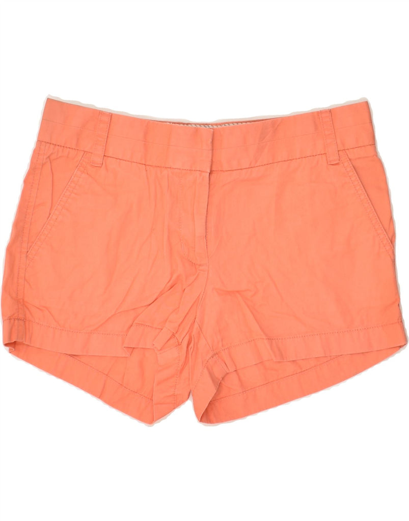 J. CREW Womens Chino Shorts US 2 XS W30 Orange Cotton | Vintage J. Crew | Thrift | Second-Hand J. Crew | Used Clothing | Messina Hembry 