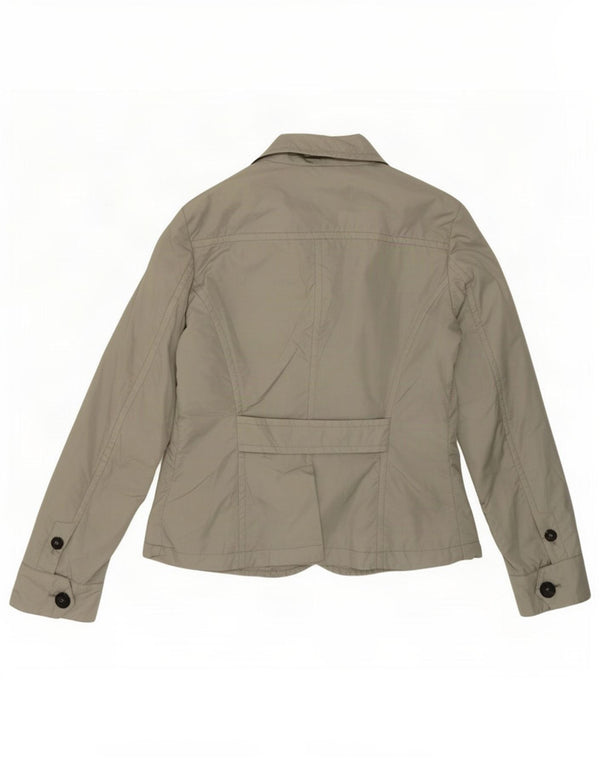 Max Mara Womens Weekend 4 Button Blazer Jacket UK 12 Medium Beige