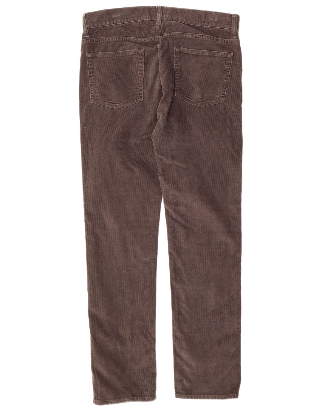 J. CREW Mens 484 Slim Corduroy Trousers W30 L30  Grey Cotton
