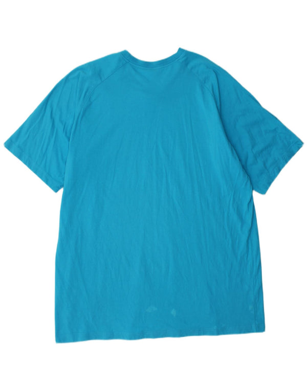 Adidas Mens Graphic T-Shirt Top 2XL Blue Sports