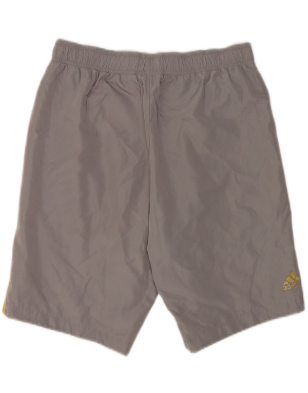 Adidas Mens Graphic Sport Shorts Medium Grey Polyester