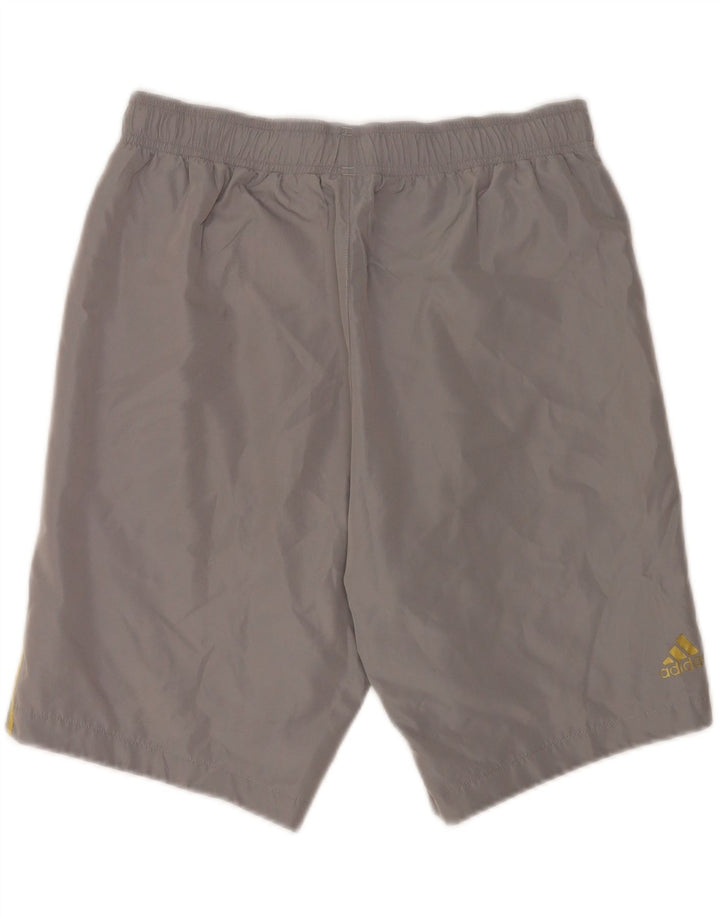 Adidas Mens Graphic Sport Shorts Medium Grey Polyester