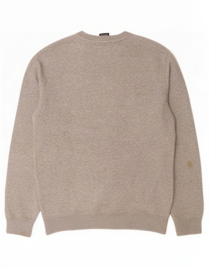 Champion Mens Graphic Sweatshirt Jumper Medium Grey Cotton
