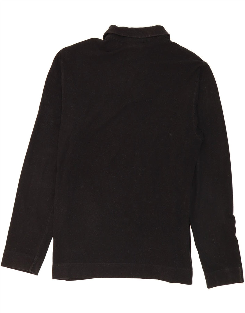 GIANFRANCO FERRE Mens Long Sleeve Polo Shirt Large Black Vintage Gianfranco Ferre and Second-Hand Gianfranco Ferre from Messina Hembry 