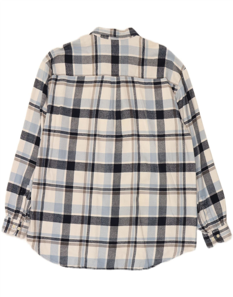 LERROS Mens Flannel Shirt 2XL Multicoloured Check Cotton Vintage Lerros and Second-Hand Lerros from Messina Hembry 