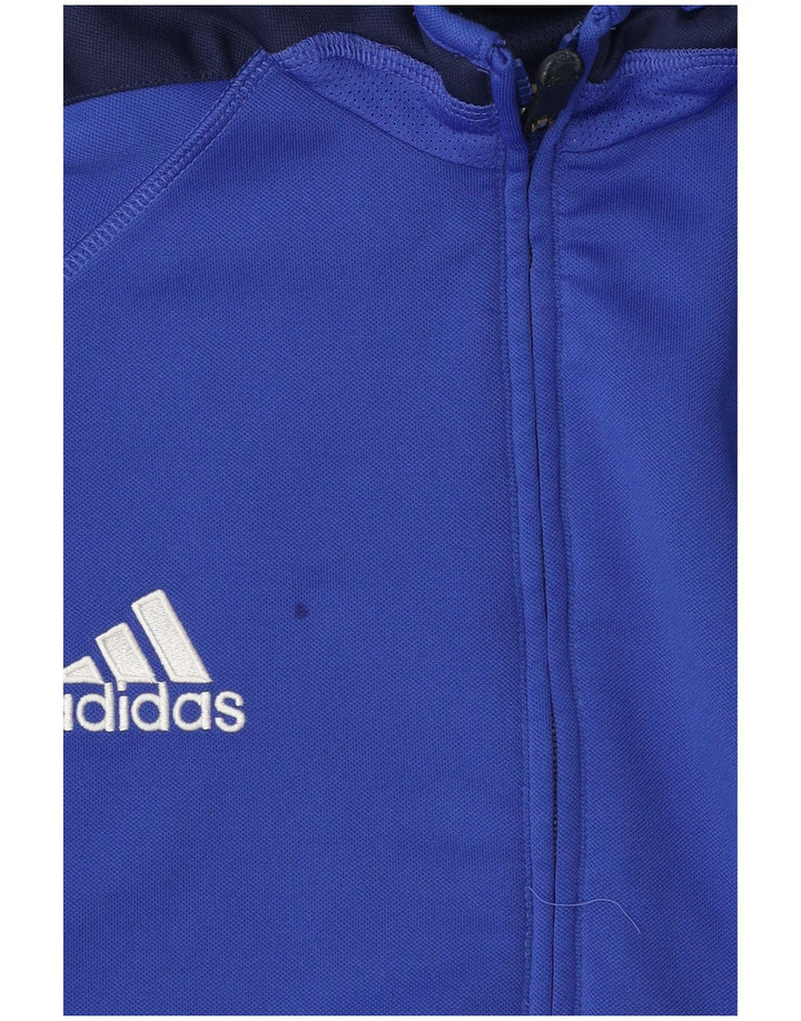 Adidas Mens Climacool Tracksuit Top Jacket UK 42/44 Large Blue Colourblock