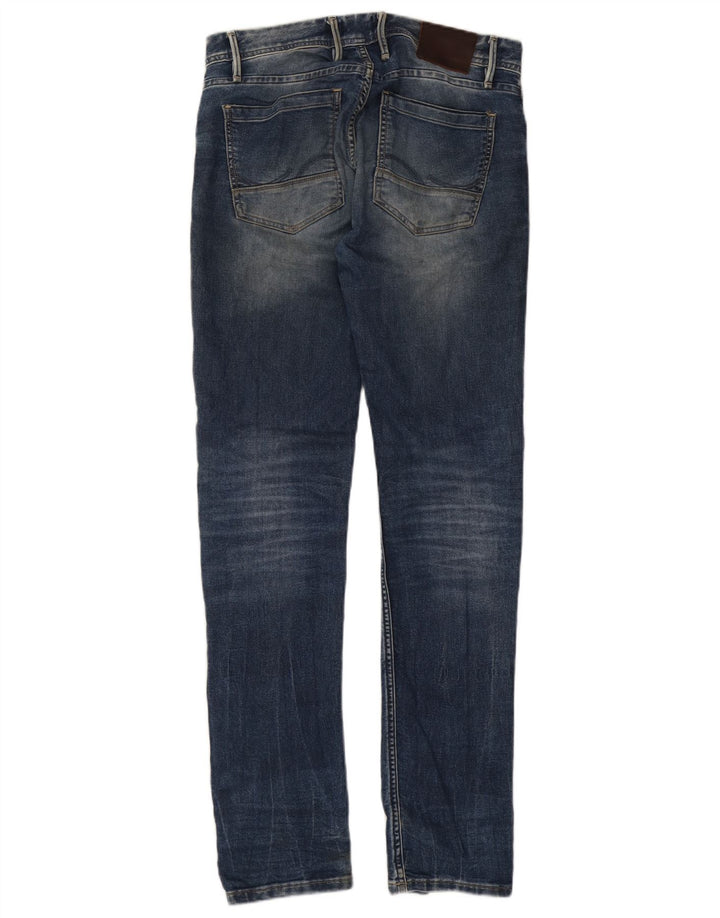 JACK & JONES Mens Tim Slim Jeans W30 L34 Blue Cotton