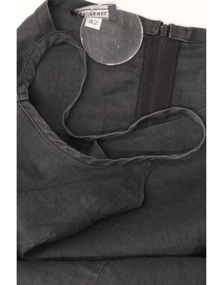 Stefanel Womens Slip Dress IT 42 Medium Grey