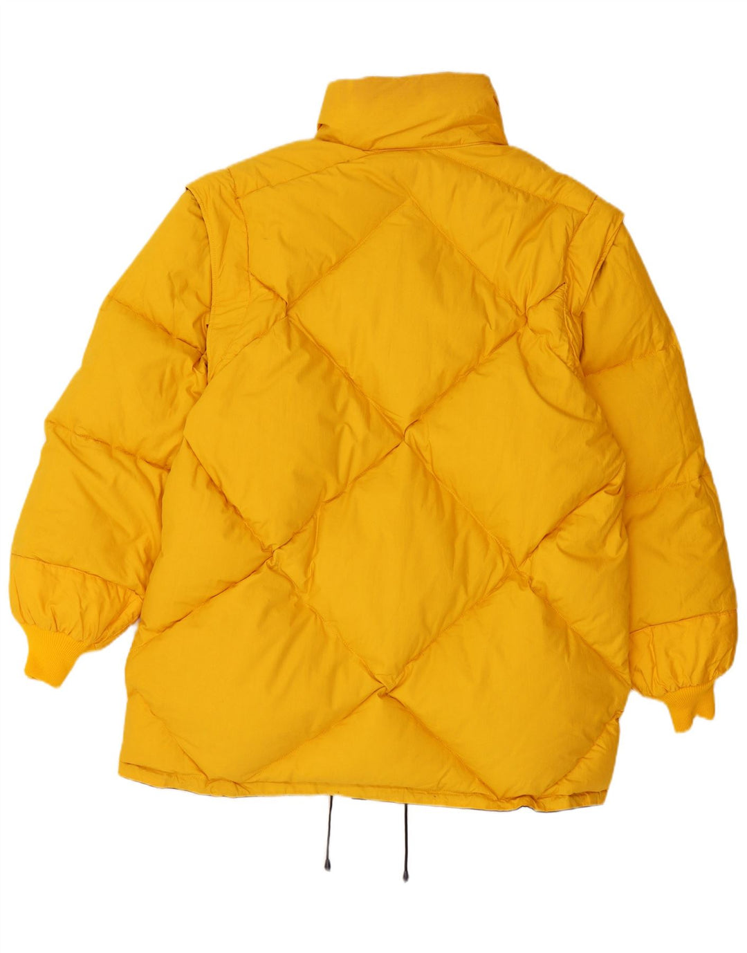 DOLOMITE Mens Reversible Padded Jacket UK 42 XL Yellow Cotton