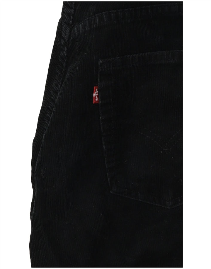 Levi's Womens Bootcut Corduroy Trousers W30 L27 Black
