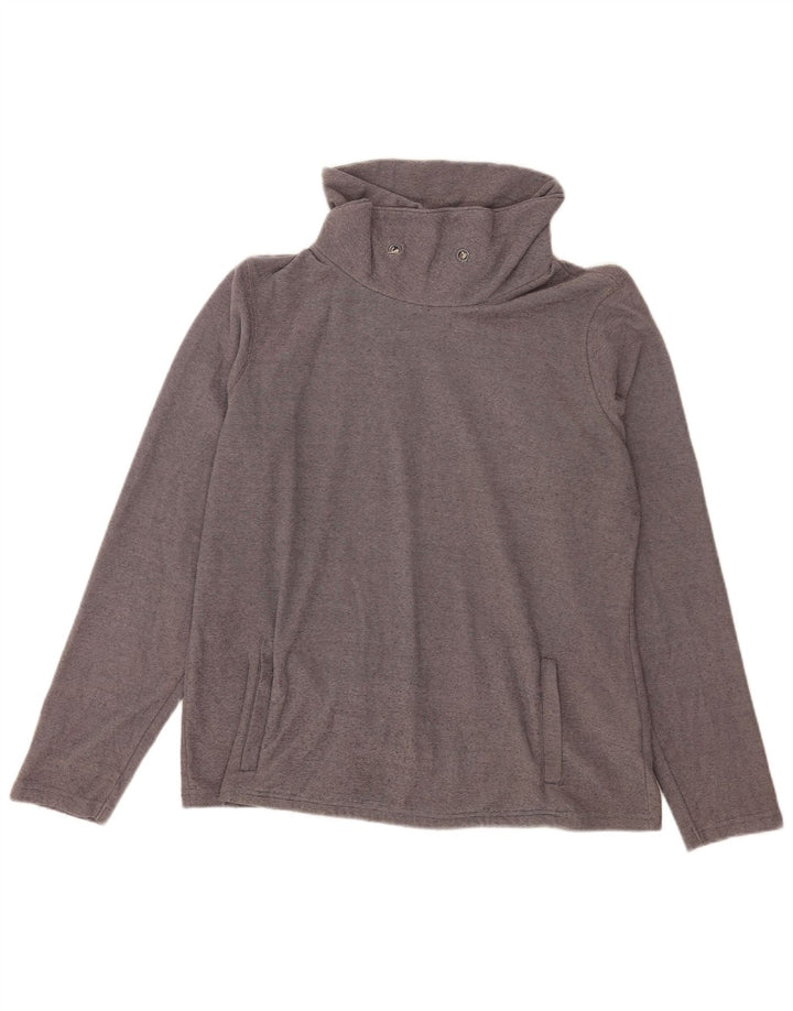 Mountain Warehouse Womens Sweatshirt Jumper UK 16 Large Grey Pinstripe