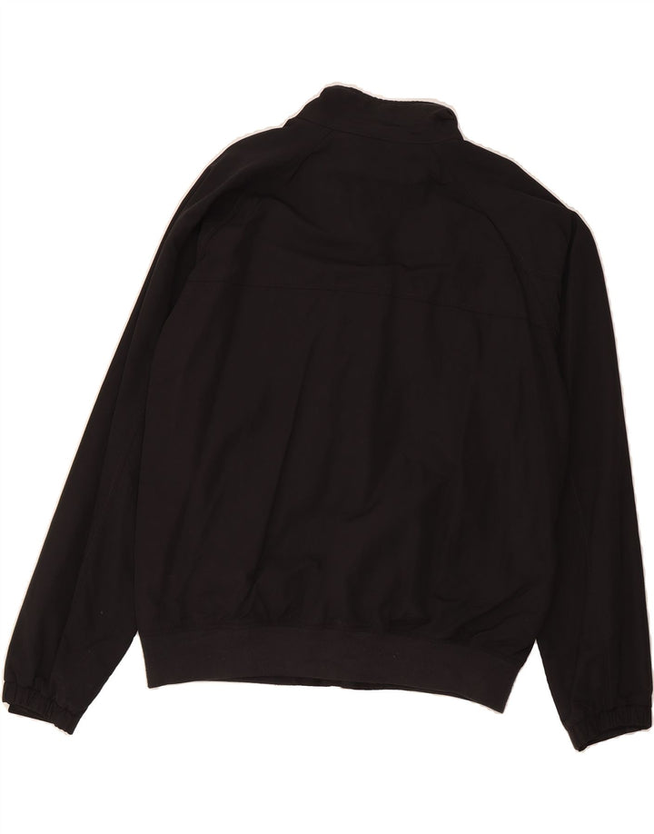 WOOLRICH Mens Windbreaker Jacket UK 44 2XL Black Vintage Woolrich and Second-Hand Woolrich from Messina Hembry 