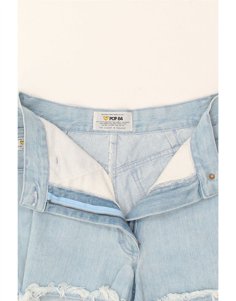 POP 84 Womens Denim Hot Pants W30 Medium Blue | Vintage POP 84 | Thrift | Second-Hand POP 84 | Used Clothing | Messina Hembry 