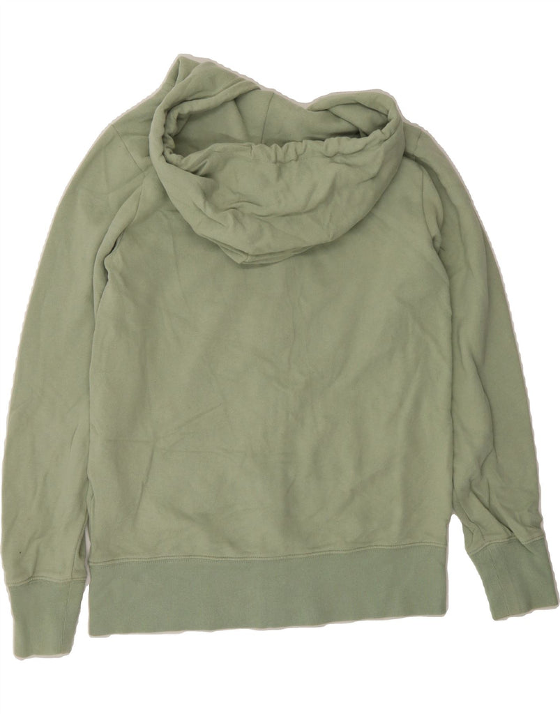 GAP Womens Oversized Graphic Zip Hoodie Sweater UK 6 XS Green Cotton Vintage Gap and Second-Hand Gap from Messina Hembry 