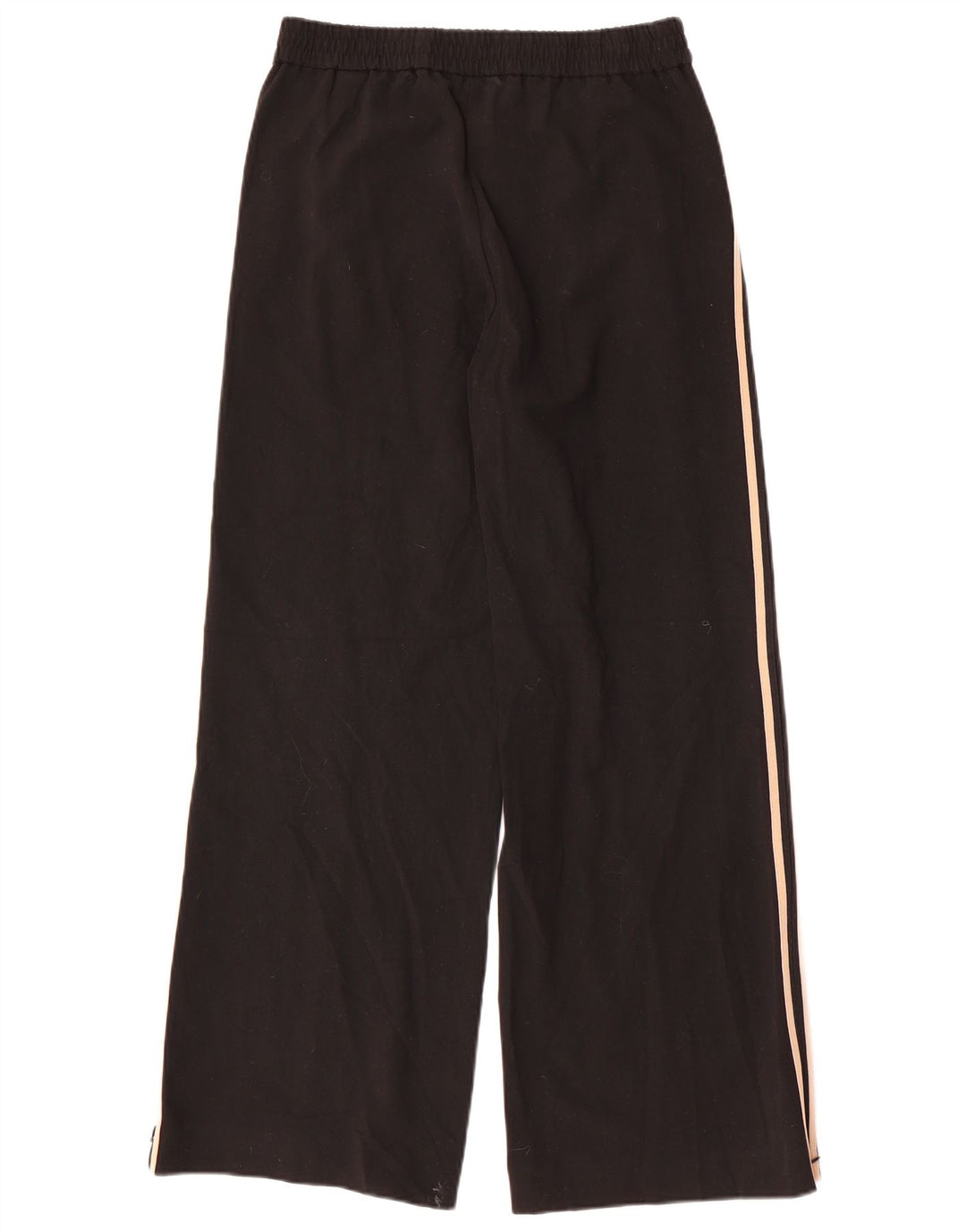 Marks & Spencer Womens Wide Leg Tracksuit Trousers UK 12 Medium Black