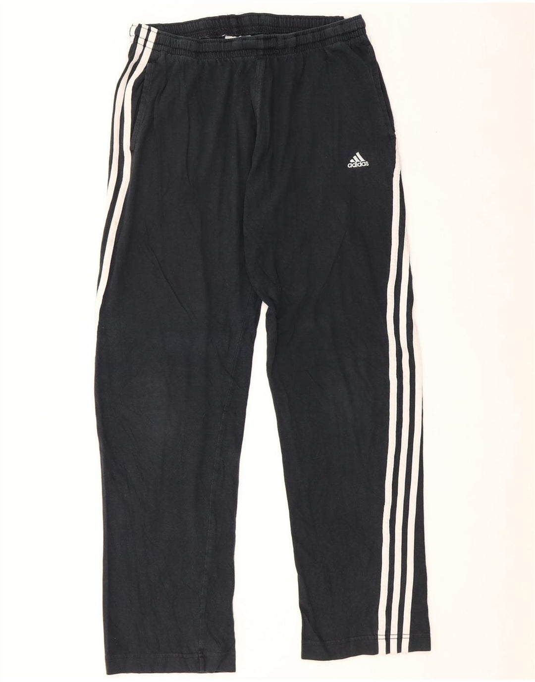 Adidas Mens Tracksuit Trousers XL Black Cotton Comics