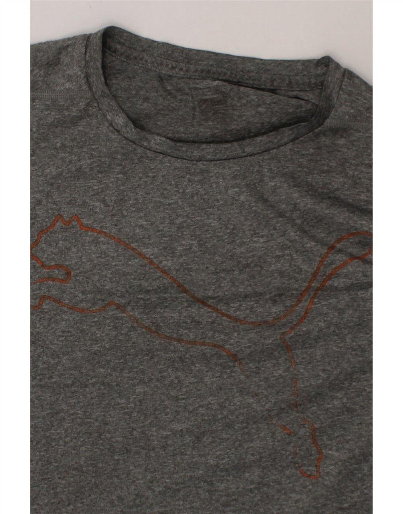 PUMA Boys Graphic T-Shirt Top 13-14 Years XL  Grey Vintage Puma and Second-Hand Puma from Messina Hembry 