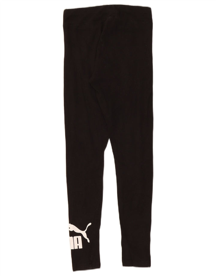 Puma Womens Graphic Leggings UK 8 Small Black