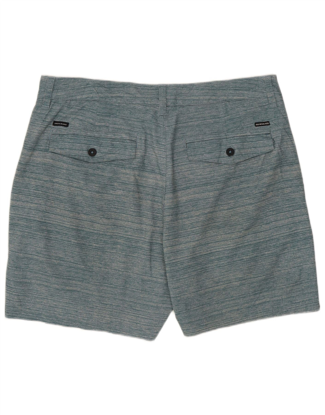 Quiksilver Mens Chino Shorts W33 Medium Green Striped