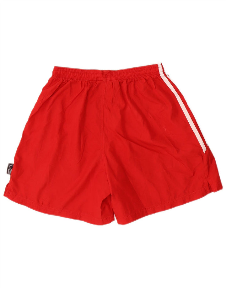 Adidas Boys Climalite Sport Shorts 15-16 Years Red Polyester